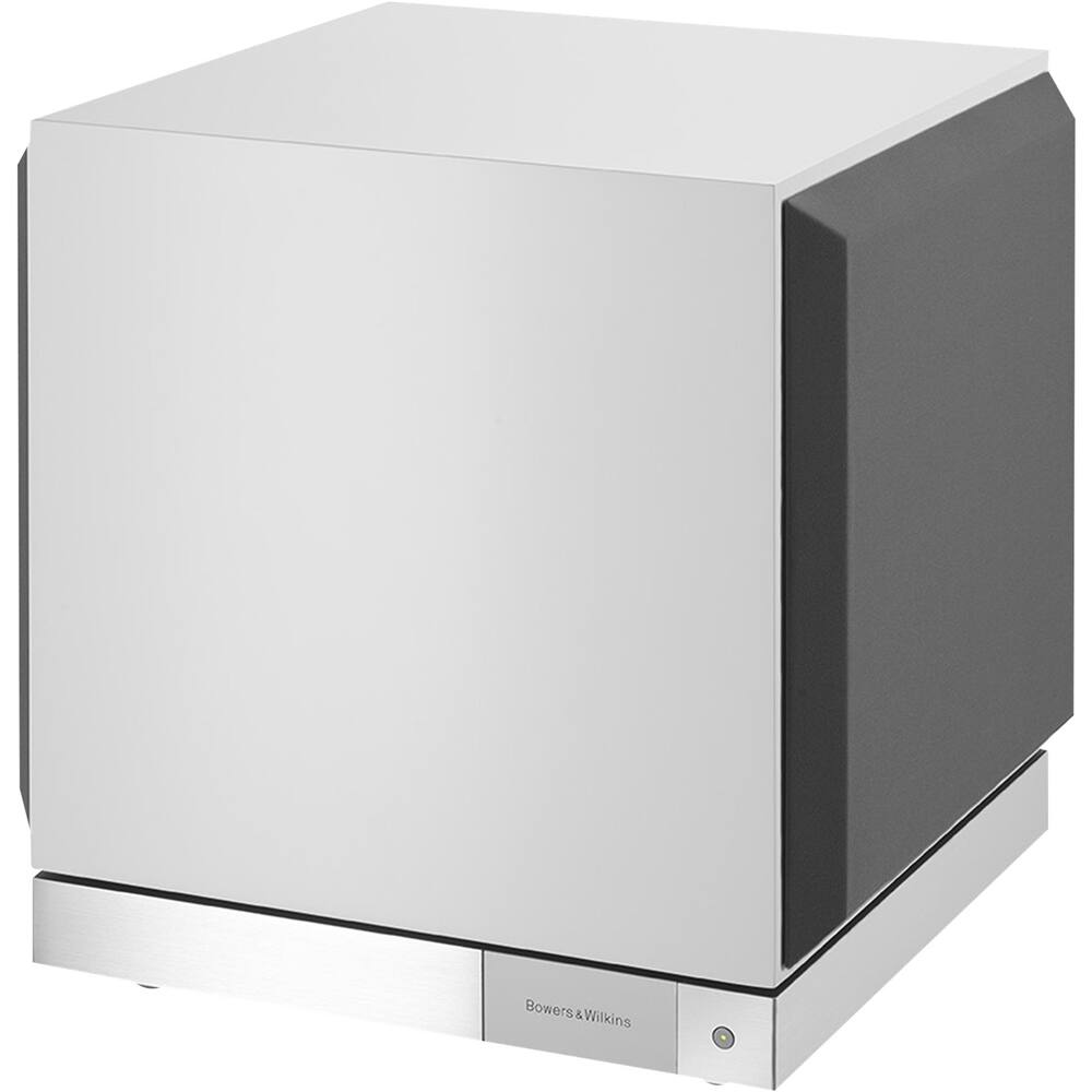 Left. Bowers & Wilkins - DB Series Dual 10" Powered Subwoofer - Satin white.