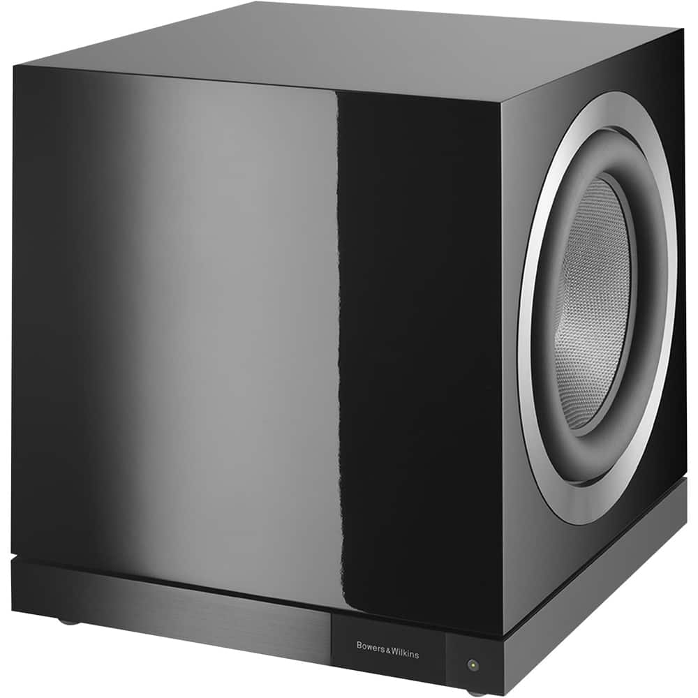 Bowers & Wilkins - DB Series Dual 10" Powered Subwoofer - Gloss Black - Front_Zoom