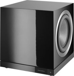 Bowers & Wilkins - DB Series Dual 12" Powered Subwoofer - Gloss black - Front_Zoom