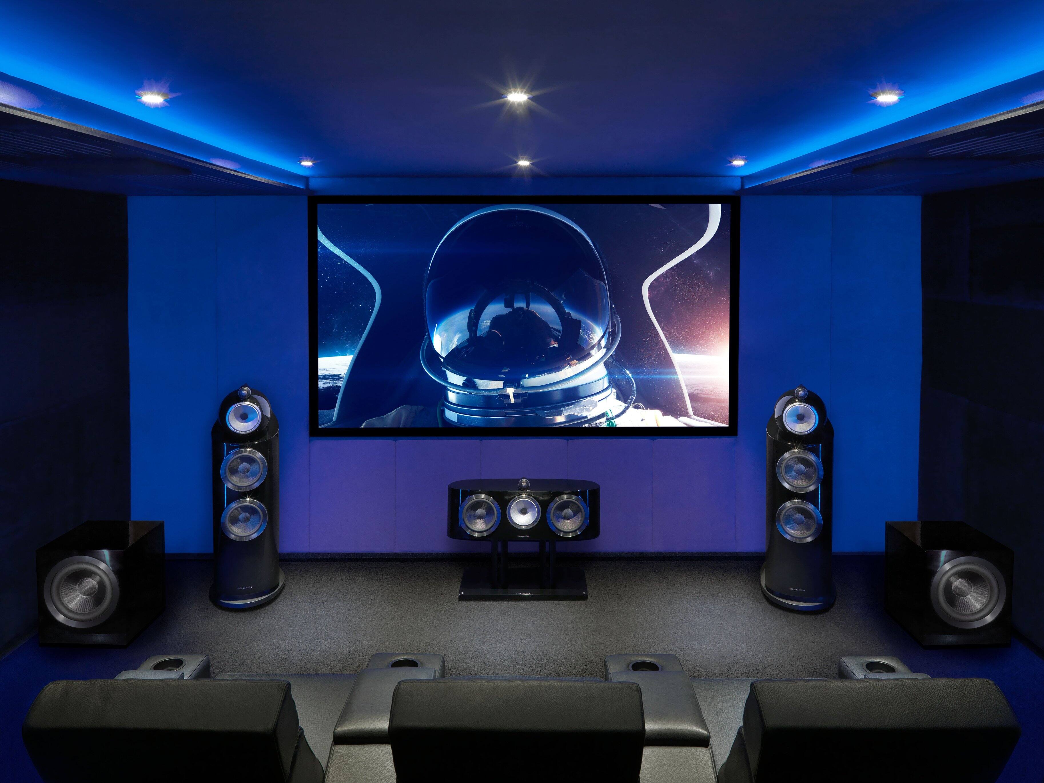Alt View 14. Bowers & Wilkins - DB Series Dual 12" Powered Subwoofer - Gloss black.