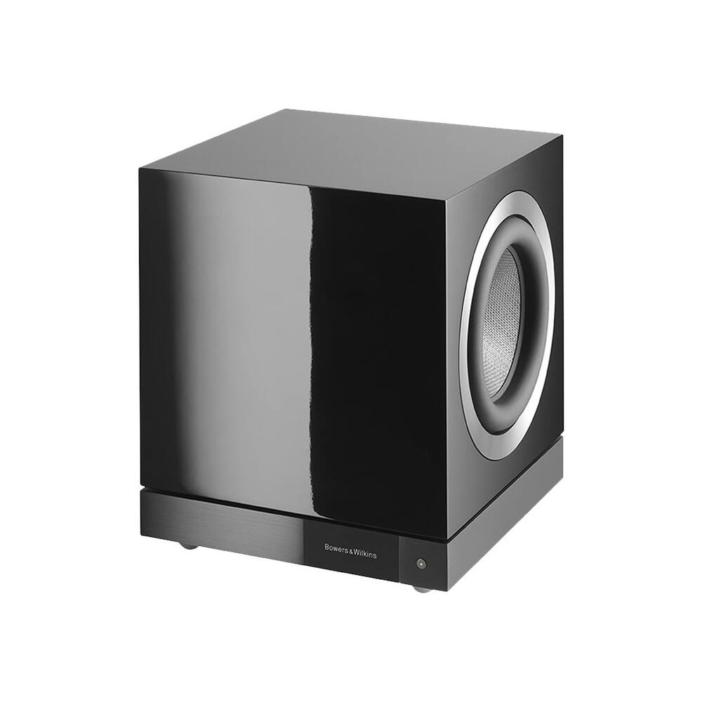 Left. Bowers & Wilkins - DB Series Dual 8" Powered Subwoofer - Gloss black.
