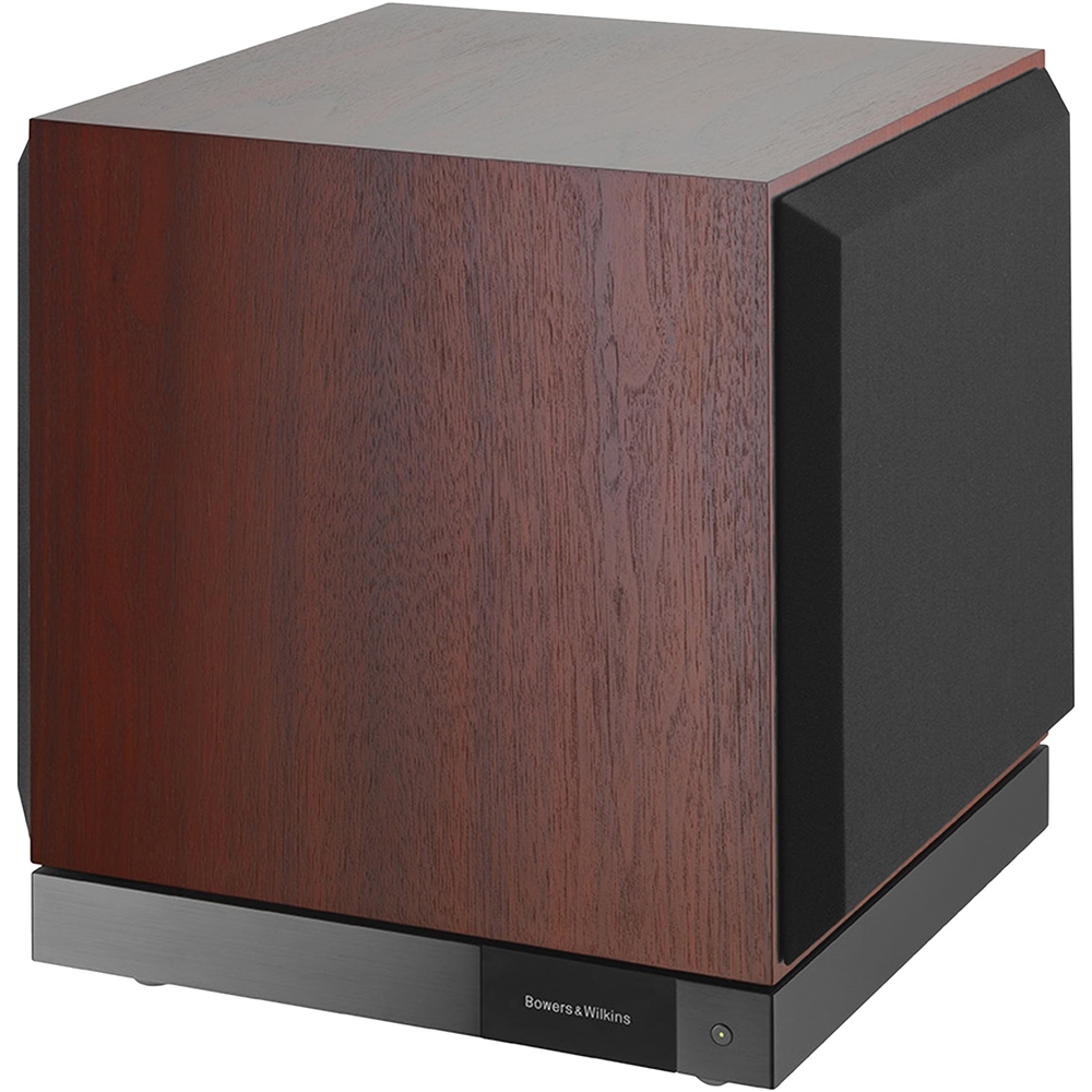 Left View: Bowers & Wilkins - DB Series Dual 10" Powered Subwoofer - Rosenut