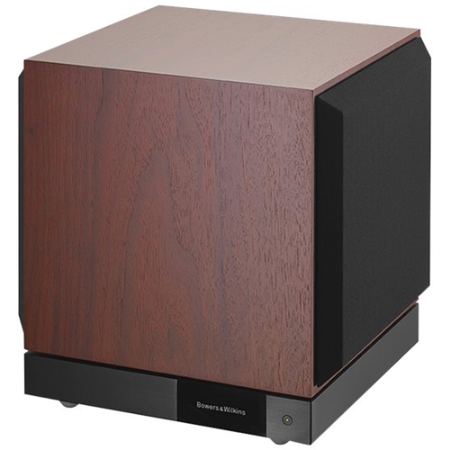 Left View: Bowers & Wilkins - DB Series Dual 8" Powered Subwoofer - Rosenut