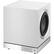Front. Bowers & Wilkins - DB Series Dual 8" Powered Subwoofer - Satin white.
