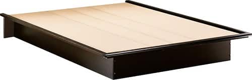 Angle Standard. South Shore - Step One Collection 60" Queen Platform Bed.