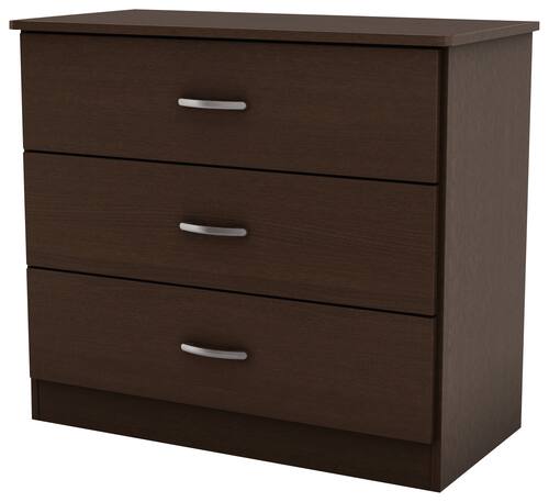 South Shore Libra Collection 3-Drawer Chest Brown 3159033 