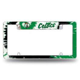 Rico Industries - Boston Basketball Celtics Chrome Metal License Plate Frame - Tie Dye Design - Multi
