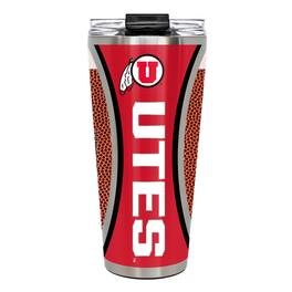 Great American Products - Utah Utes 32oz. Big Slim Game Ball Travel Tumbler - Brown