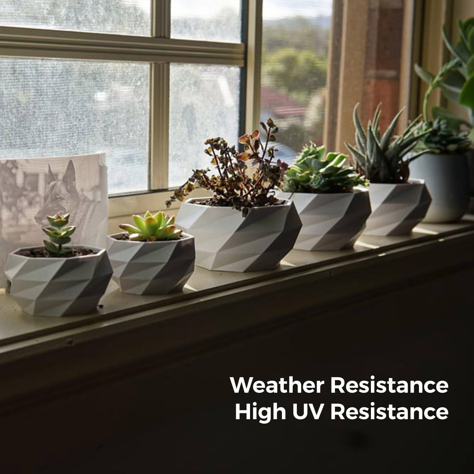 Weather Resistance  
High UV Resistance