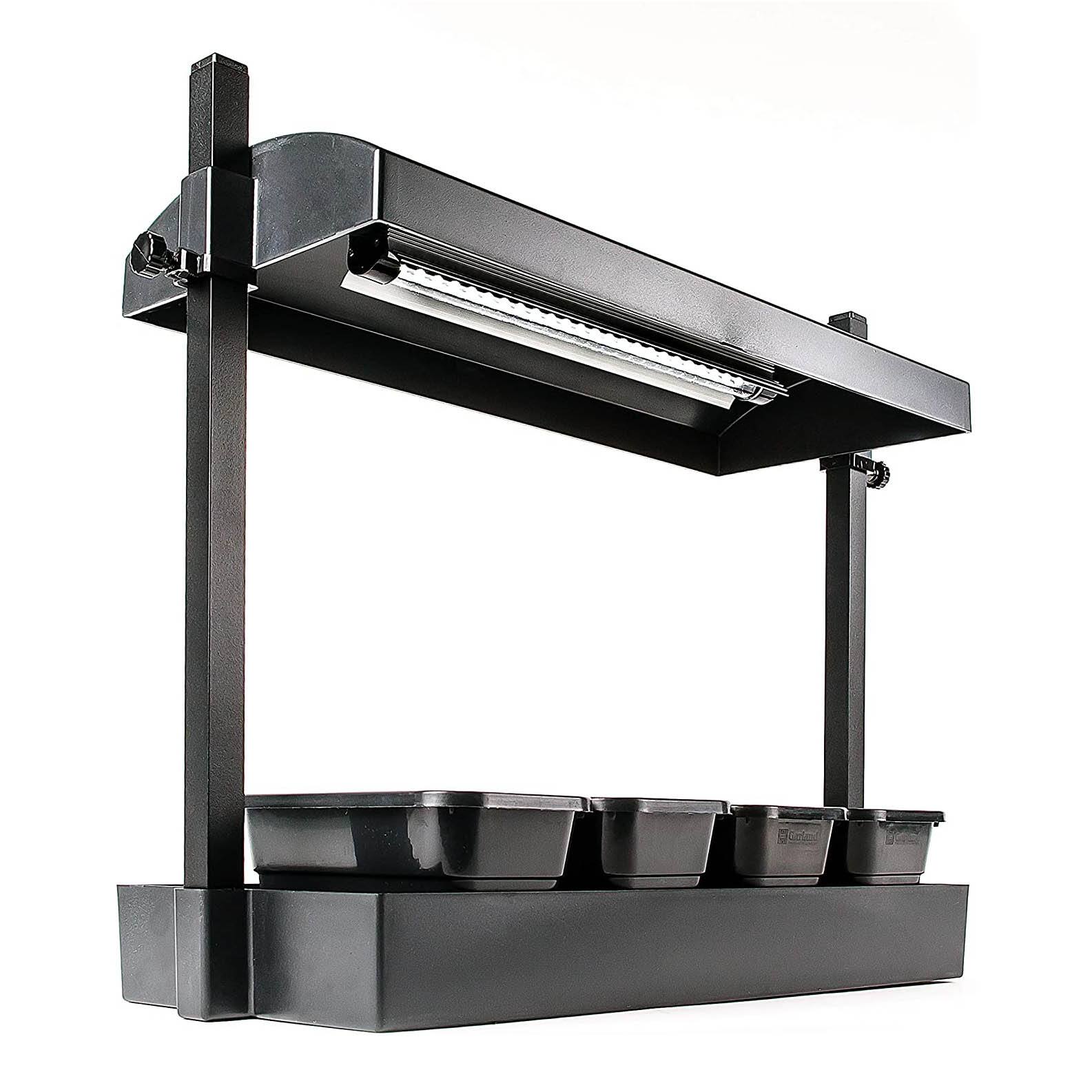 Alt View 10. SunBlaster - SunBlaster 1600218 T5HO Grow Light Garden Micro w/ 1 Strip Light & T5 Reflector - Black.