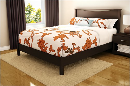  South Shore - Step One Collection 60&quot; Queen-Size Platform Bed