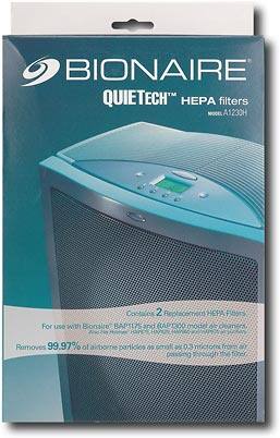 Front Standard. Rival - 99.7% HEPA Modular Filter 2-Pack.