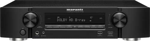 Marantz - NR 250W 5.2-Ch. Hi-Res With HEOS 4K Ultra HD A/V Home Theater Receiver - Black - Larger Front