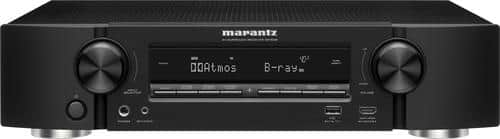 Marantz - NR 350W 7.2-Ch. Hi-Res With HEOS 4K Ultra HD A/V Home Theater Receiver - Black-Front_Standard 
