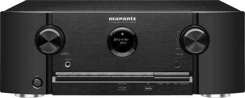 Marantz - SR 7.2-Ch. Hi-Res With HEOS 4K Ultra HD A/V Home Theater Receiver - Black-Front_Standard 