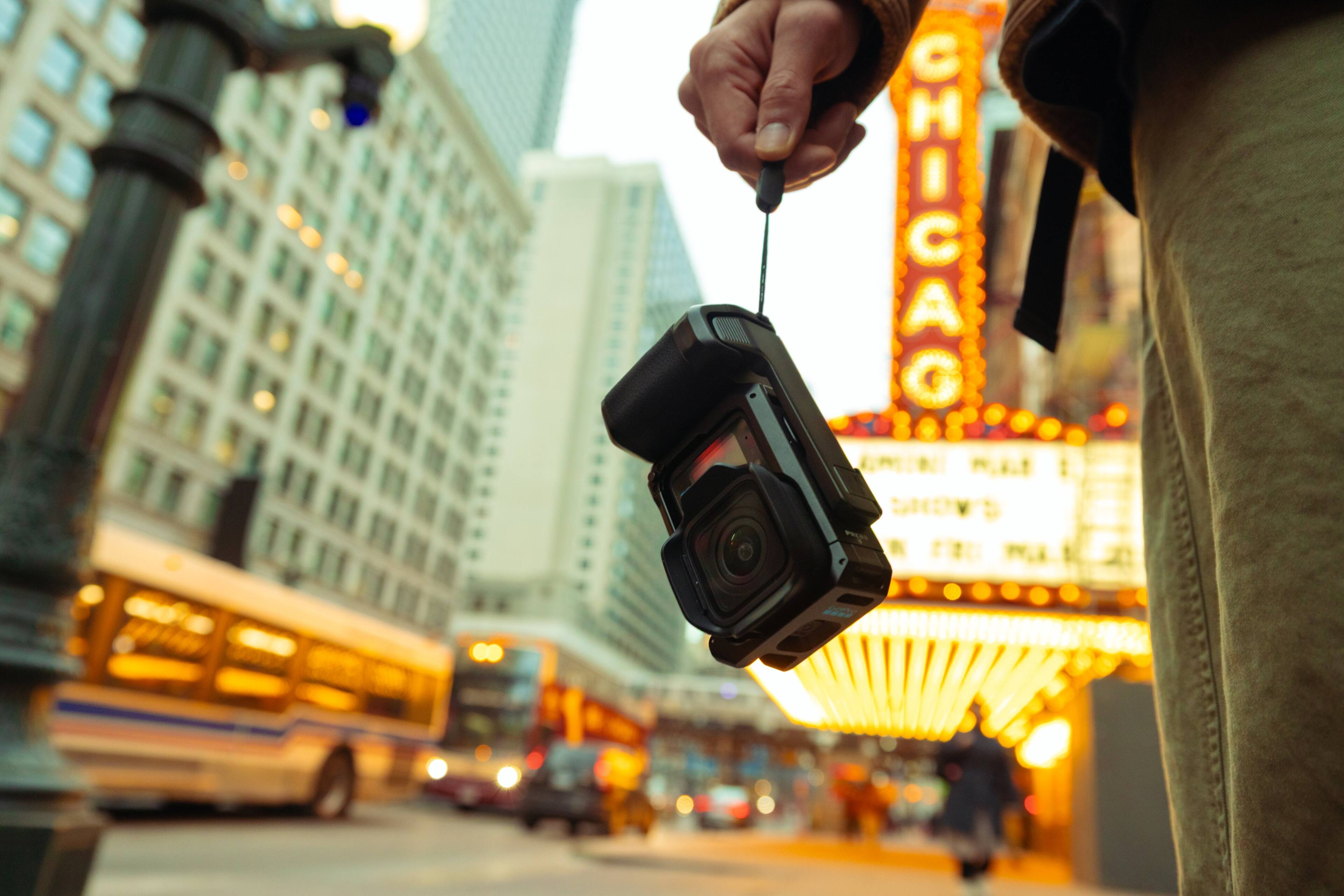 Alt View 2. GoPro - Point-and-Shoot Grip for Mission  1 PRO - Black.
