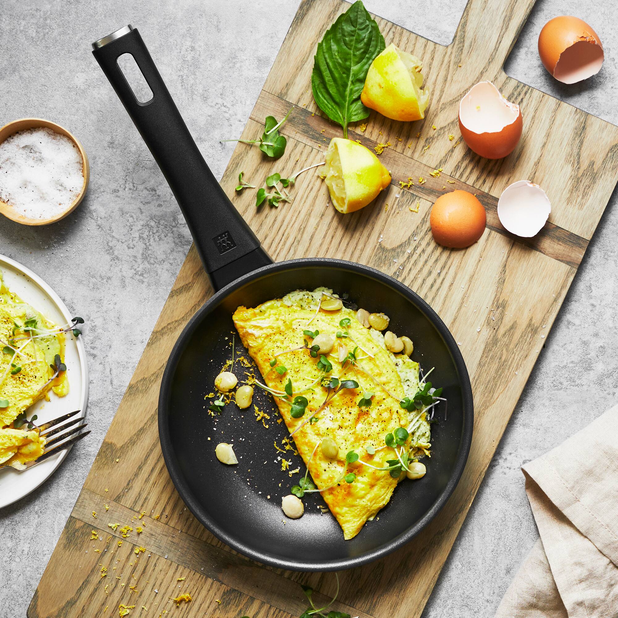 Alt View 2. ZWILLING - ZWILLING Madura Plus Forged 8-inch Nonstick Fry Pan - Black.