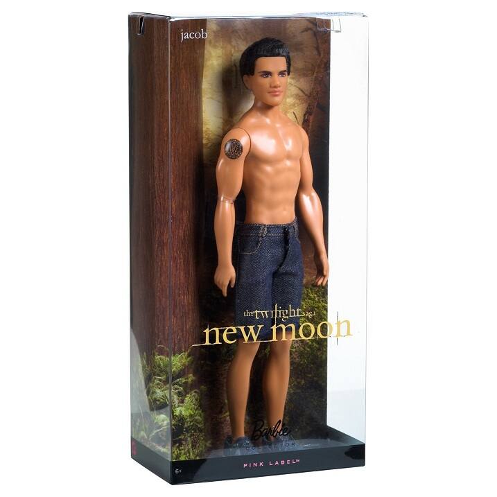 Mattel - Twilight Saga New Moon Jacob Black ~ Barbie Pink Label Collector Doll - Multi