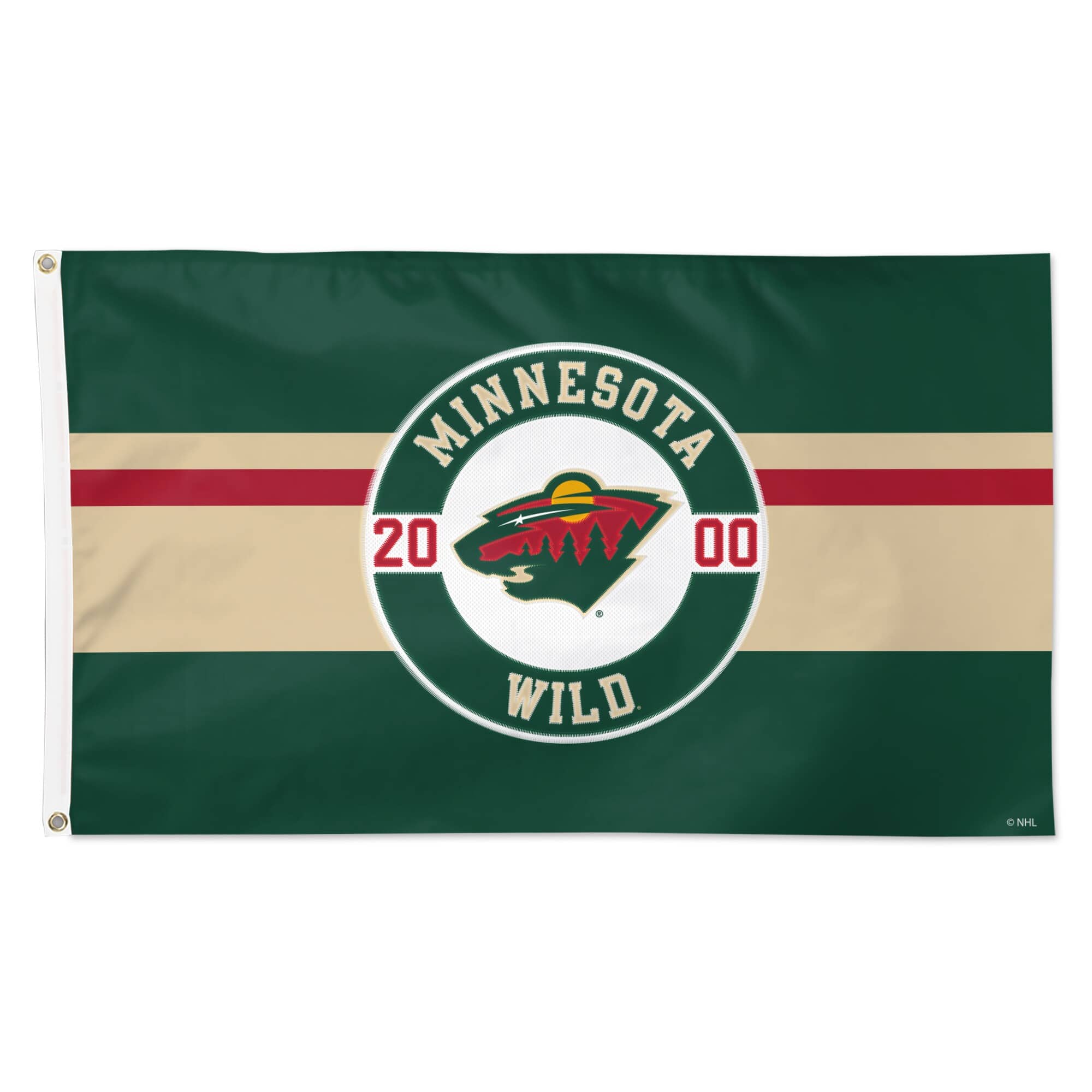 WinCraft - Minnesota Wild 3' x 5' Applique Flag - Multicolor