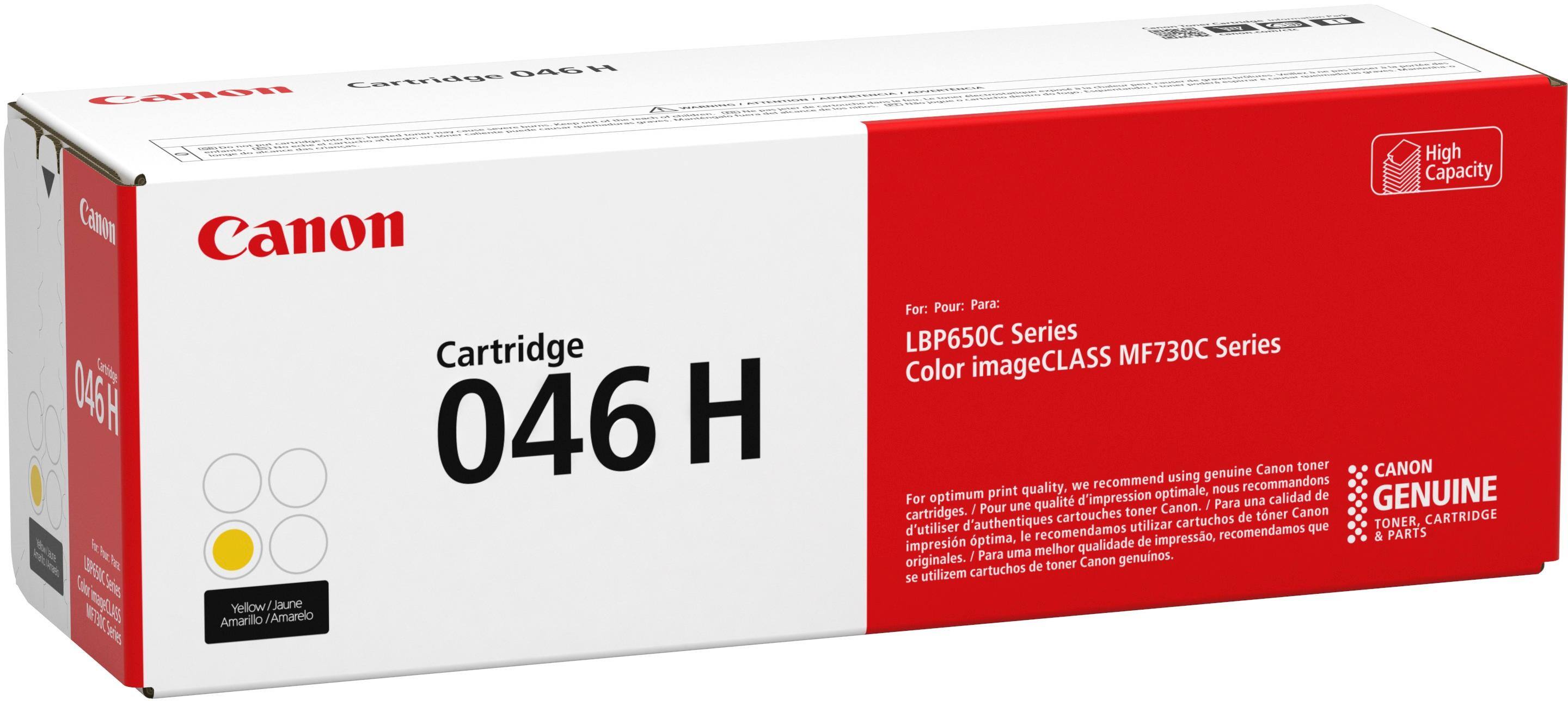 Alt View 11. Canon - 046 H High-Yield Toner Cartridge - Yellow.
