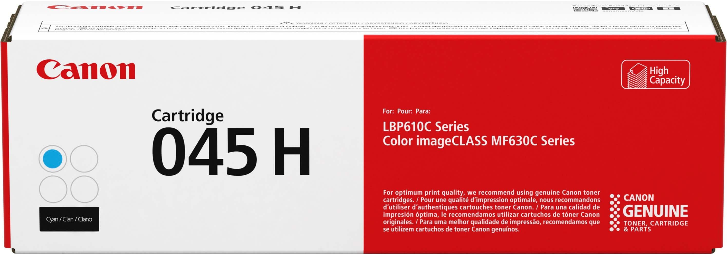Canon - 045 H High-Yield Toner Cartridge - Cyan