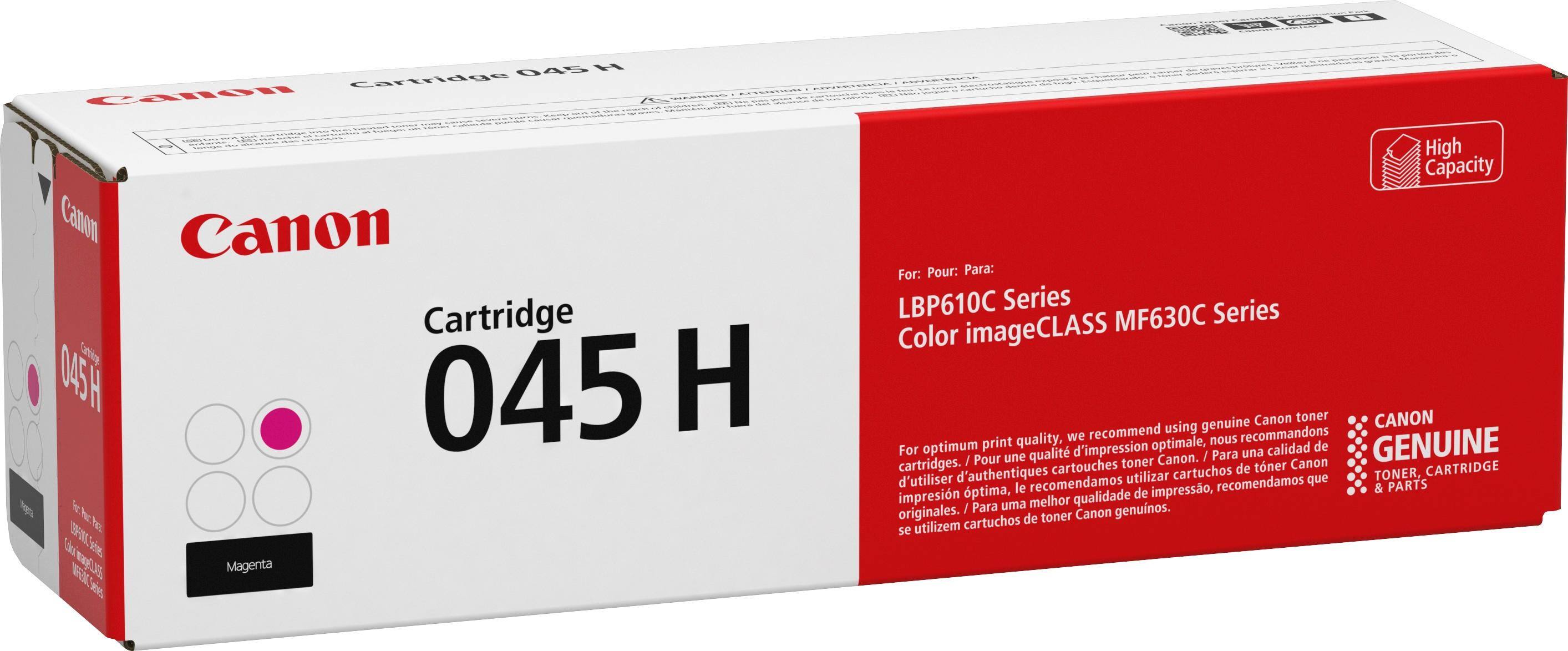 Alt View 11. Canon - 045 H High-Yield Toner Cartridge - Magenta.