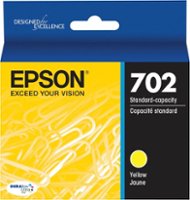 Epson - 702 Standard Capacity Ink Cartridg - Yellow - Front_Zoom