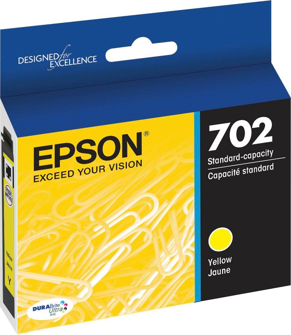 Best Buy: Epson 702 Standard Capacity Ink Cartridge Yellow T702420-S