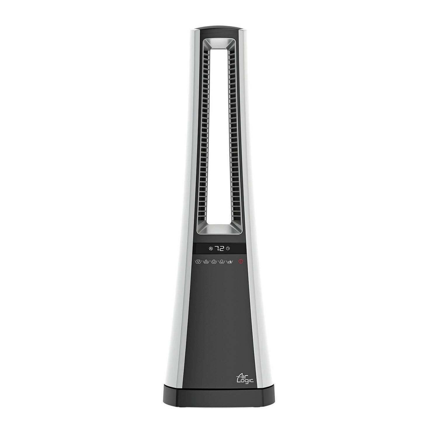 Alt View 1. Lasko - Lasko 1500W Air Logic Bladeless Electric Tower Space Heater with Remote | AW300 - Black.