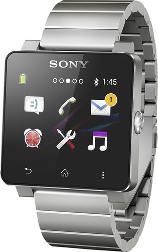 Sony Smartwatch 2 Stainless Steel Sw2sil Best Buy