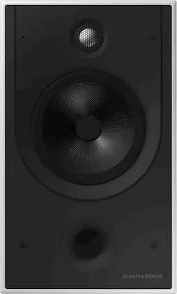 Bowers & Wilkins - CI800 Series In Wall Speaker with 7" midbass and 1" Diamond Dome Tweeter (Single Speaker) - Black