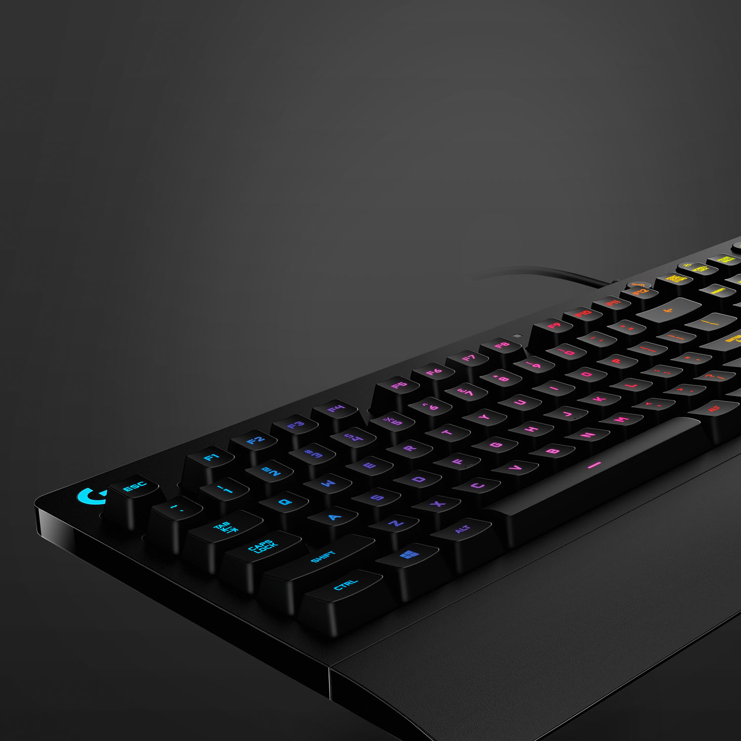 Logitech Prodigy G213 Full-size Wired Membrane Gaming Keyboard with RGB  Backlighting Black 920-008083 - Best Buy