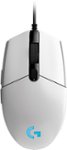 Front Zoom. Logitech - G203 Prodigy Wired Optical Gaming Mouse with RGB Lighting - White.
