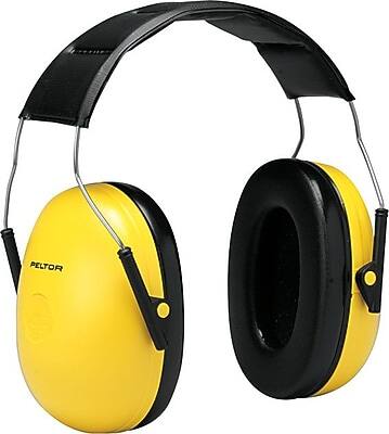 Front. 3M - 3M™ Optime 98 Earmuffs, Yellow, 25dB - Yellow.