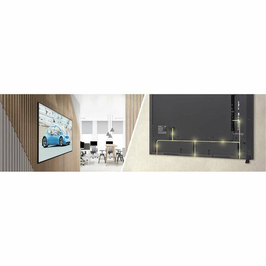 Alt View 1. LG - LG 43" UHD Ultra Slim Signage with webOS 6.0 and Advanced Security - 43" - Advanced Super Dimension Switch ( ADS ) - 24 - Black.