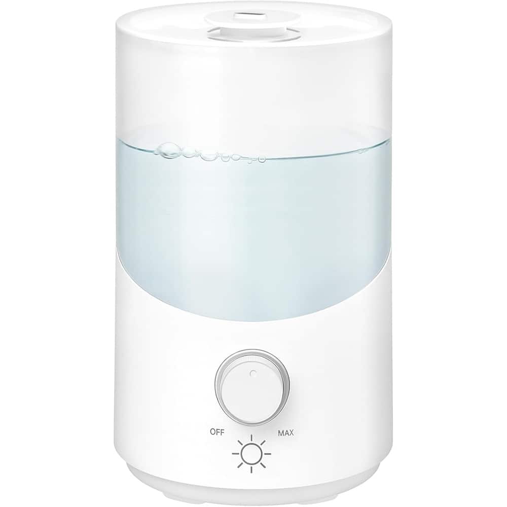 MOSZAR LLC - 3 L Top-Fill Ultrasonic Cool Mist Humidifier — Quiet, Auto Shut-Off, BPA-Free