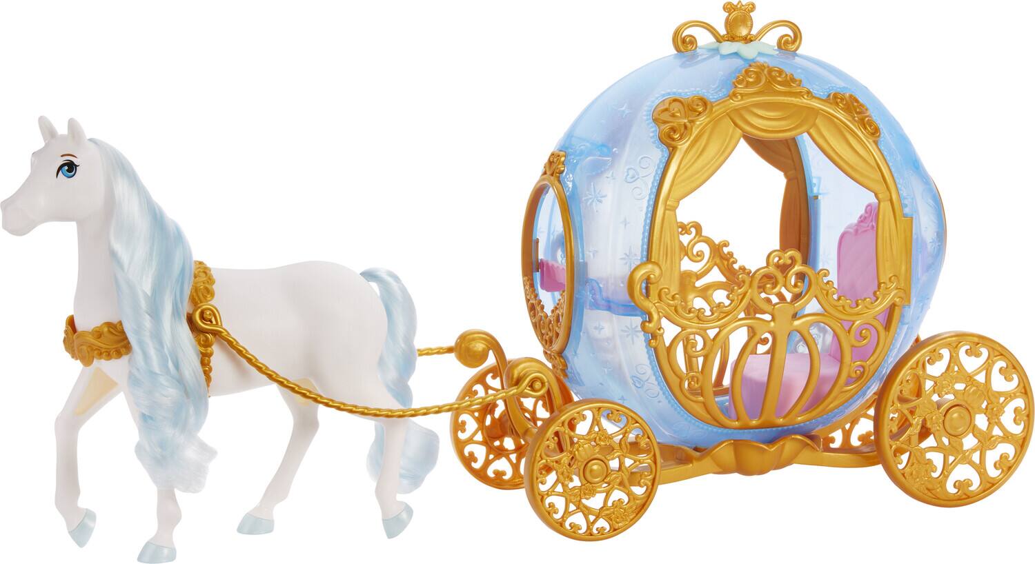 Alt View 2. Mattel - Mattel - Disney Princess Cinderella Carriage   - Collectibles - Multicolor.