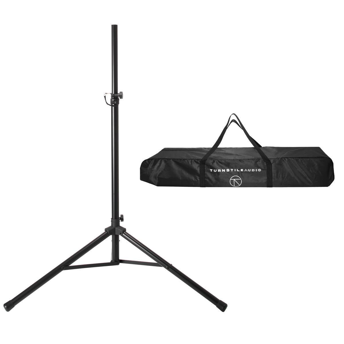 Alt View 7. Behringer - Behringer PK108A 8" 240W 2-Way Active PA Speaker w/Built-In Media Player & Mixer Bundle with Audio Height-Adjustable.