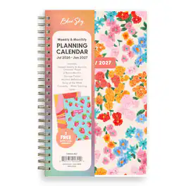Blue Sky - Gen Z 2026-2027 Weekly & Monthly Academic Planner, 5"x8", Gladys