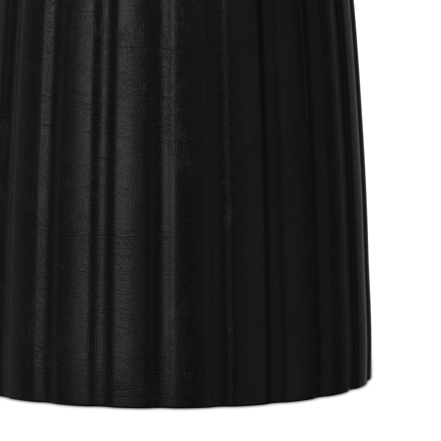 Alt View 5. Simpli Home - Boyd 13 inch Stripe Accent Table - Black.