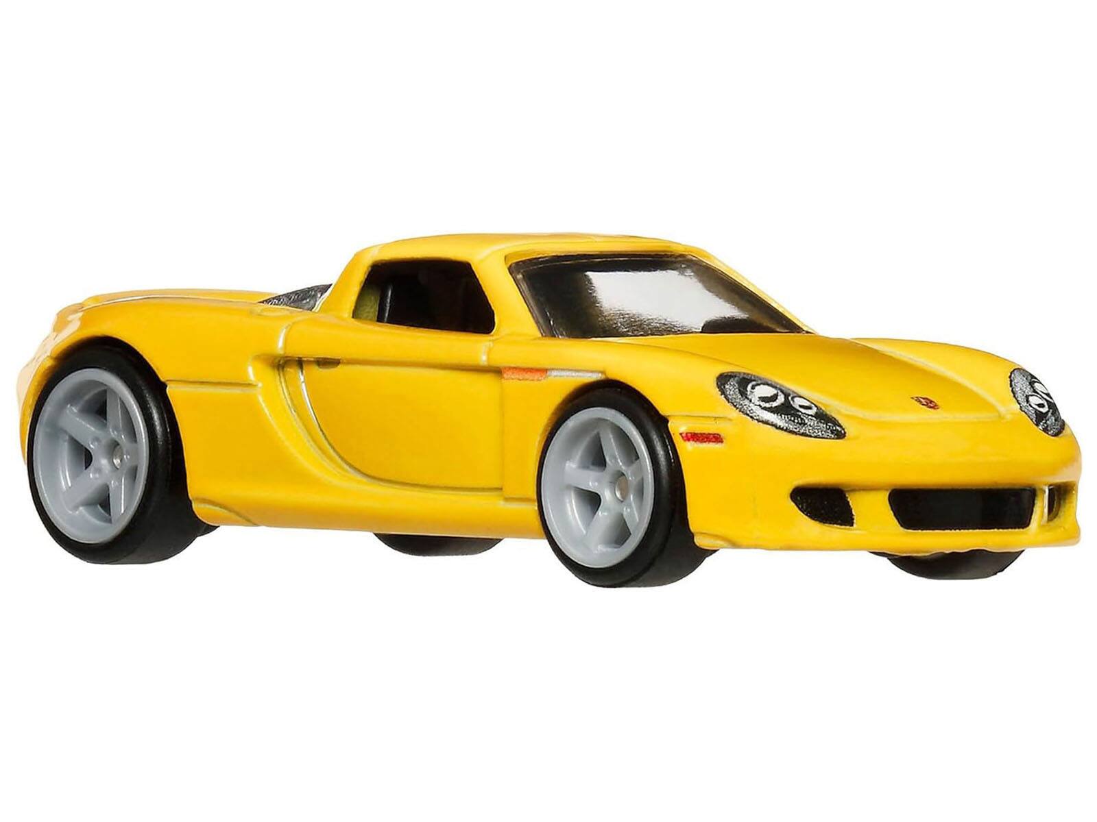 Alt View 1. Hot Wheels - Porsche Carrera GT Yellow "Timeless Icons" Series Diecast Model Car by Hot Wheels.