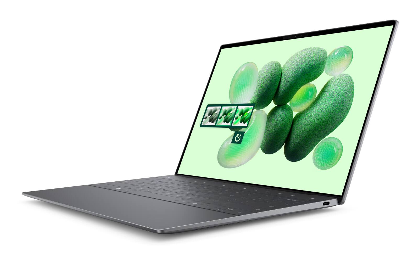 Alt View 3. Dell - Dell XPS 13 9345 Laptop 13.4 WUXGA (Qualcomm Snapdragon X Plus X1P-42-100, 16GB LPDDR5X, 512GB SSD, Win 11 Home) - Graphite.