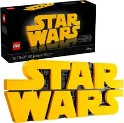 LEGO - Star Wars Brick-Built Star Wars Logo 75407 - Front_Zoom