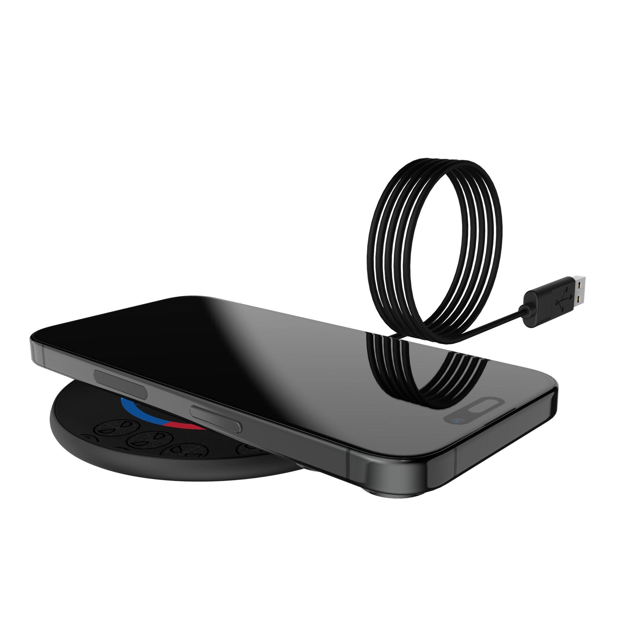 Alt View 1. Keyscaper - Marvel Sigil 15-Watt Wireless Charger - Spider-Man.