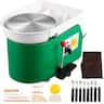 VEVOR - Pottery Wheel 28cm Pottery Forming Machine 350W Electric Pottery Wheel with Adjustable Feet Lever Pedal DIY Clay Tool - Green