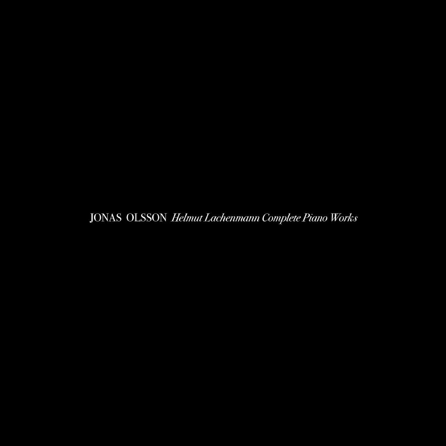 Jonas Olsson - Helmut Lachenmann Complete Piano Works   - COMPACT DISCS [CD] price history on PriceWatchPro