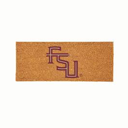 Evergreen Enterprises - Florida State Seminoles 24" x 60" Outdoor Team Color Logo Coir Mat - Brown