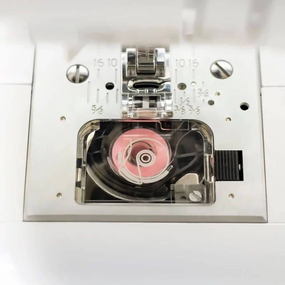 Alt View 3. Singer - Singer SC220  Sewing Machine - White - White.