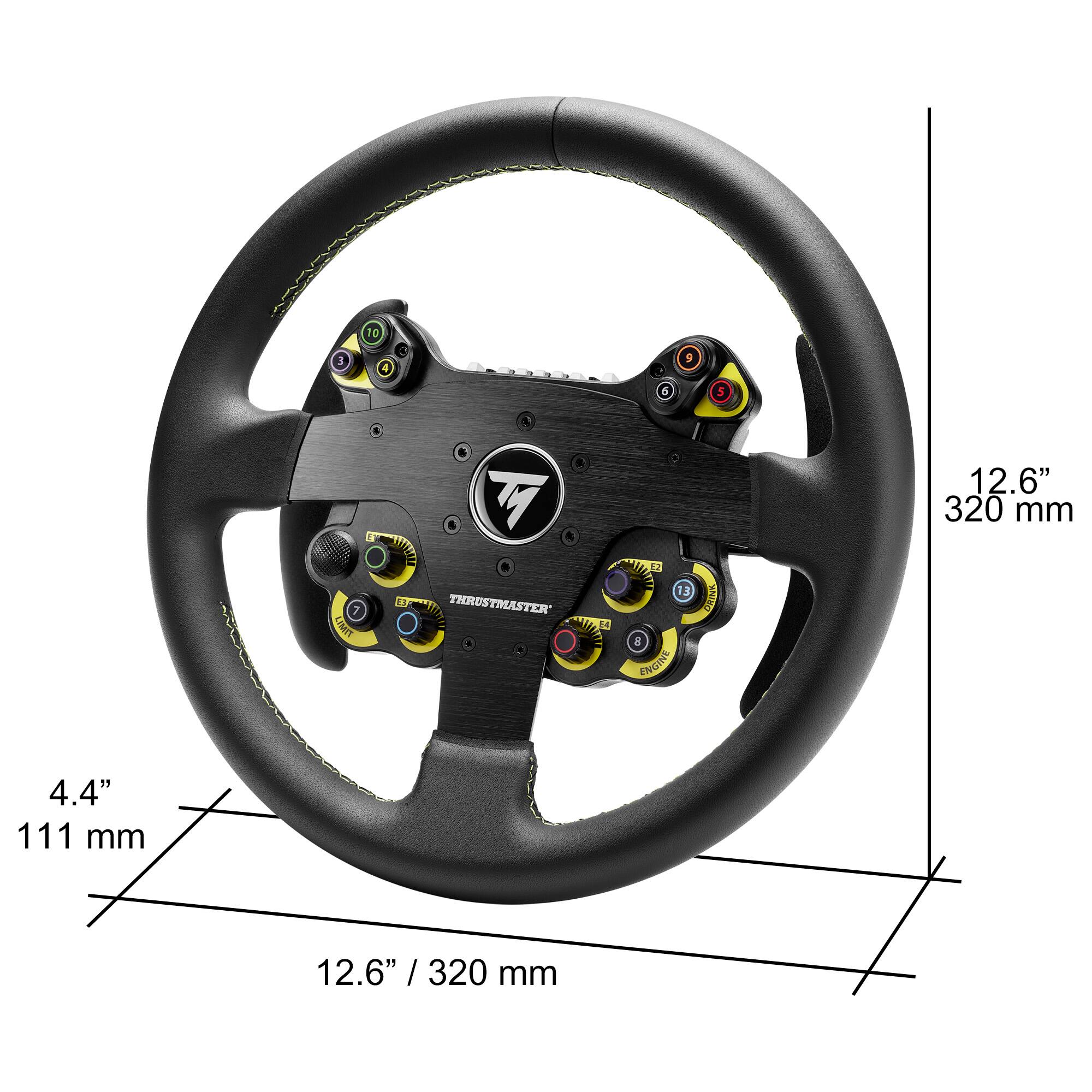 10 9 5 T CU ar THRUSTMASTER LIMIY 4.4" 111 mm 14 17 13 a ENGIEL SNRO 12.6" 320 mm 12.6" / 320 / 320 mm