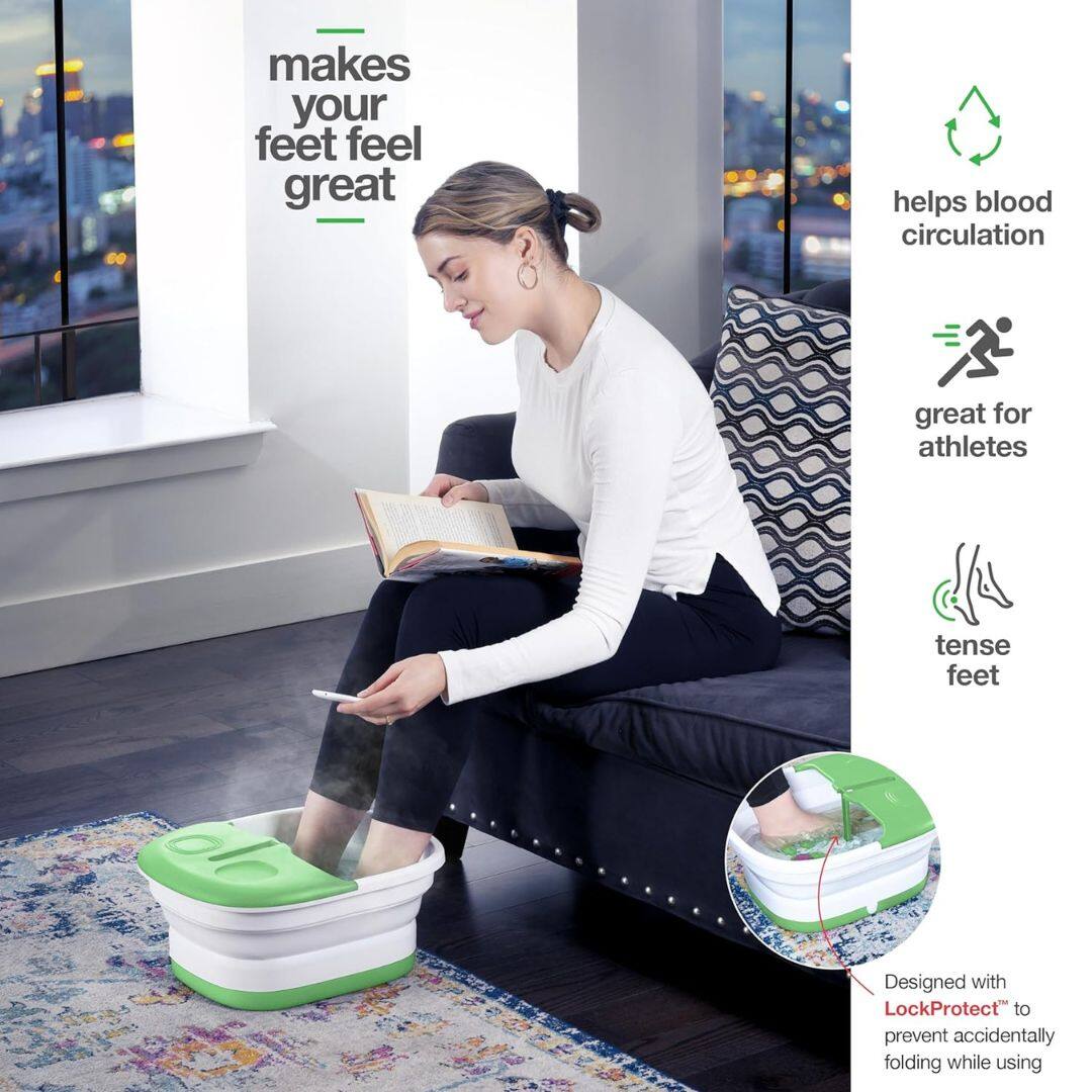 - makes your feet feel great
- helps blood circulation
- great for athletes
- tense feet
- Designed with LockProtect™ to prevent accidentally folding while using